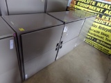 (3) 36'' Tan Metal 2 Door Metal Wall Cabinets (3 x Bid Price)