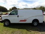 2007 Chevrolet G3500 Van, White, 202,156 Mi, AIR BAG LIGHT ON, CHECK ENGINE