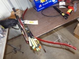 Kids Recurve Bow and a Group of Arrows