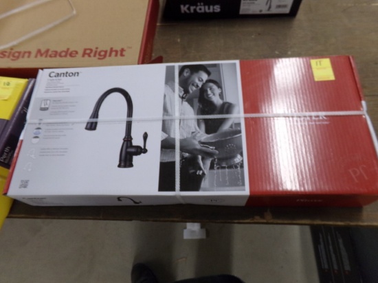 New Pfister Canton F-529-7CNY Pull Down Kitchen Faucet, Tuscan Bronze Finis
