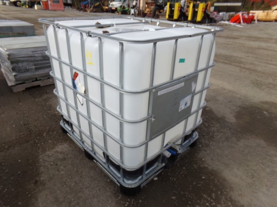 275 Gal Caged Tank,  Used Once for Food Grade Material