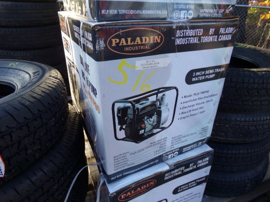 New Paladin Industrial Gas Powered 3'' Water Pump