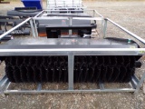 New Wolverine 72'' Hydraulic Angle Broom Attachment for Skid Steer Loader