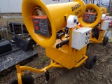 New Diggit DH 35 Dust Control Mister Fan on Wheels, Yellow