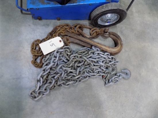 J-Hook Chain Bridle And 20' Chain w/2 Hooks
