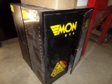 Black Monroe 2 Door Metal Wall Cabinet