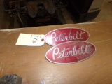 Pair of Peterbilt Side Emblems