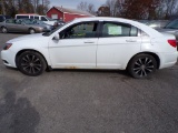 2011 Chrysler 200S, White, 123,966 Miles, Vin # 1C3BC8FG3BN574878, ABS Ligh