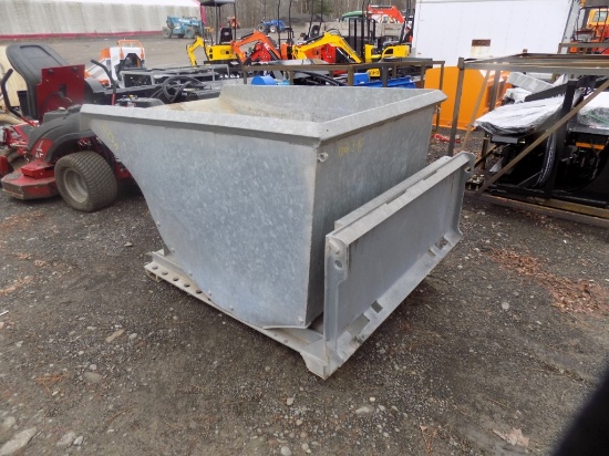 Galvanized 1 1/2-2 Yd. Dumpster Tipper For SSL Or Forklift