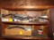 Contents of (5) Sections of Cabinets over Work Bench, See Photos (Garage)