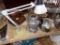 Vintage Electric Coffee Pot, NO CORD, Tea Kettle and ''Pixar'' Desk Lamp (G