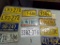 (11) Misc. License Plates, 1954-1976, See Photo  (Garage)