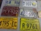 (10) Misc. License Plates, (4) Pair, (2) Single, See Photo  (Garage)