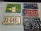 (7) Misc. License Plates, Includes (2) Pair - See Photo  (Garage)