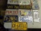 (12) Misc. License Plates, Includes (1) Pair - See Photo  (Garage)