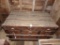 Brown 36''  Antique Chest, Ribbed with Steel Hardware (Barn)