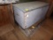 Blue 37'' Cedar Chest/Blanket Box and a Very Old Wooden Tool Chest in Rough