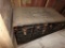 Black 40'' Riveted Chest with Leather Handles (Barn)
