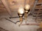 Pair of Hammered Ball Fireplace Andirons