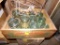 Gold Bond Crate w/Blue Atlas Canning Jars  (Store)