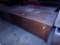 52'' Wooden Chest, Painted Blue Inside, Nice Shape  (Barn)