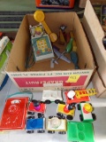 Box with Multiple Fisher Price and Other Misc Toys (Garage)