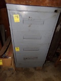 4 Drawer Storage Cabinet with Minimal Contents (Garage)
