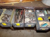 Contents of (4) Steel Drawers, DRAWER NOT INCLUDED, See Photo (Garage)