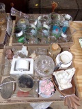 (2) Boxes of Misc. Glassware, including Jets Stamp Licker, Figurines, Etc.