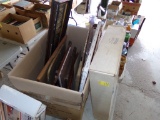 (2) Misc. Boxes of Vintage Pictures and Picture Frames (Garage)