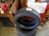 (3) 215/55R17 Michelin Primancy MXV4 Tires, Approx.1/2 Tread Left (Shed)