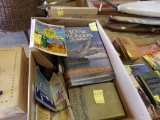 Large Box with Novels and Misc., Vintage, c.1930 (Shed)