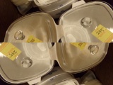 (2) Corning WareBaking Dishes w/Lids, 2 1/2 Qt And 1 Qt. (One New, One Used
