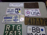 (8) MIsc. License Plates - See Photo  (Garage)