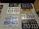 (11) Misc. License Plates, Includes (3) Pair - See Photo  (Garage)