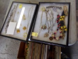 (2) Jewelry Display Cases w/Contents, 12''x16'' (Garage)