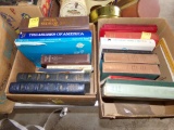 (3) Boxes of Books: Roget's, Ghost Town's, WWII, Etc. (Garage)