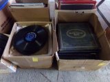 (2) Boxes Of 78rpm Records: Misc. Pop & Symphonic (Some With Large Holes, L