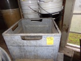 Galvanized Milk Crate, Dairylea (Chk House)