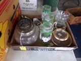 Box with Misc. Glass Ware (See Photo) (Garage)