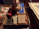 Box of Dominoes - Some Are Packaged, Puzzle Games, Party Punch Boards, etc.