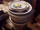 Large Stack of Collectible Plates - States & Tourist Attractions  (Store)