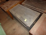 32'' Chest, Not Lined, Includes 1937 Newspapers  (Barn)