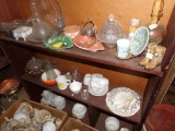 Contents Of Bottom 3-Shelves - Lg. Qty. Of Decorative Dishes, Partial China