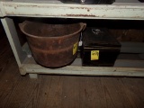 Cast Iron Bucket And A Zeno Chewing Gum Metal Case (Store)