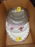 Box with Glass and Ceramic Serving Dishes (DR)