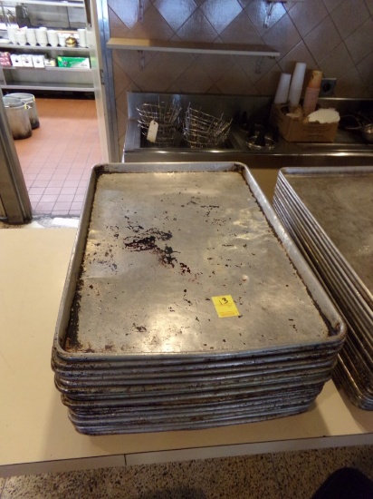 (20) Full Sheet Pans(Pizza Pans) Sold as a Group (Main Dining Room)