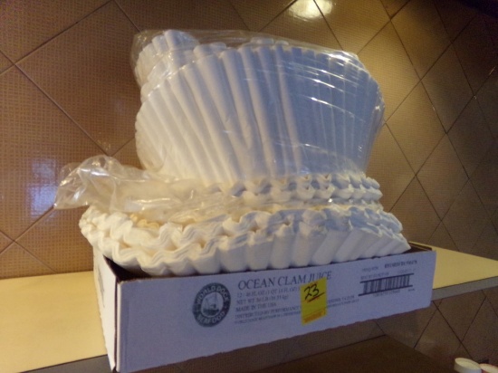 Large Group of Paper Coffee Filters to Fit 11'' Racks, Like Lot # 22 (Main