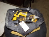 DeWalt Toolbag,Charger, 3 Batteries, Impact Drill & Sawzall