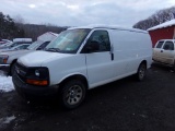 2012 Chevrolet G1500 Cargo Van, White, 258,499 Miles, VIN#: 1GCSGAFXXC11456